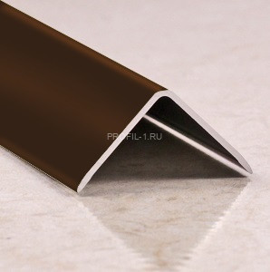 Алюминиевый уголок 25х25 мм ПН-25х25 бронза глянец 2,7 м