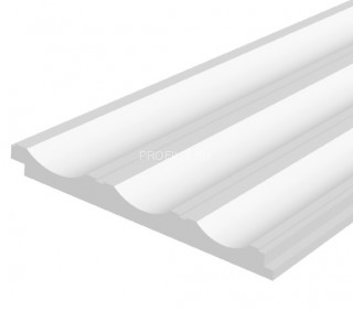 Стеновая панель Hiwood LV138 NP белая 120х12 мм 2,7 м Стеновая панель Hiwood LV138 NP белая 120х12 мм 2,7 м