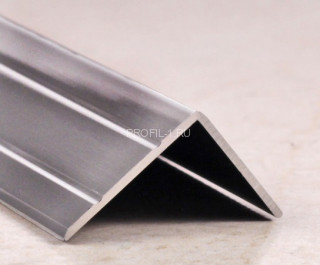 Угловой порог алюминиевый внутренний 24х20 мм ПО-24х20 без покрытия 2,7 м
