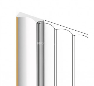 Финишный молдинг HiWood LF139A W41G белый-бежевый 12х32 мм 2,7 м Финишный молдинг HiWood LF139A W41G белый-бежевый 12х32 мм 2,7 м