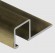 Профиль для плитки П-образный алюминий 10х10 мм PV31-08 шампань матовая 2,7 м