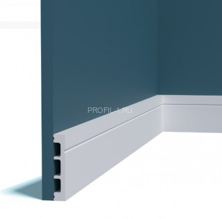 Напольный плинтус Перфект Плюс P203 белый ударопрочный 18х100 мм 2 м Напольный плинтус Перфект Плюс P203 белый ударопрочный 18х100 мм 2 м