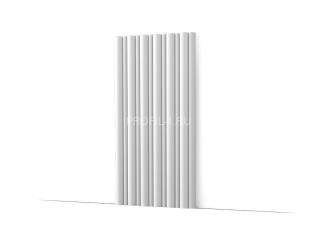 Декоративная панель 3D Orac Decor WX211-3000 белая из полиуретана 17х255х3000 мм