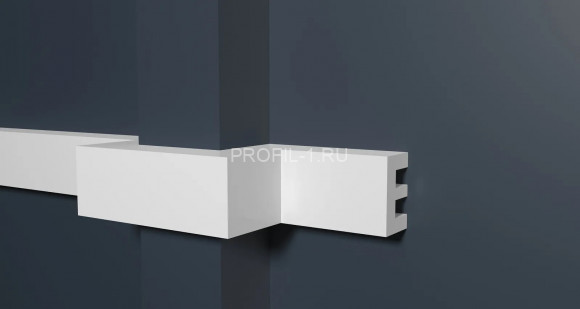 Молдинг Decor-Dizayn DD612 полистирол белый, под покраску 40х25х2000 мм