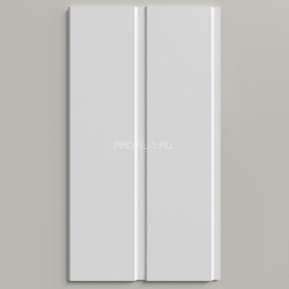 Стеновая декоративная панель 3D Decor-Dizayn DD921 из полистирола белая, под покраску 220х10х2000 мм