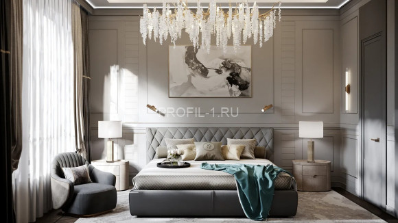 Стеновая декоративная панель 3D Decor-Dizayn DD921 из полистирола белая, под покраску 220х10х2000 мм