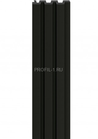 Реечная настенная панель VOX LINERIO M-LINE черная 2650х122х12 мм Реечная настенная панель VOX LINERIO M-LINE черная 2650х122х12 мм