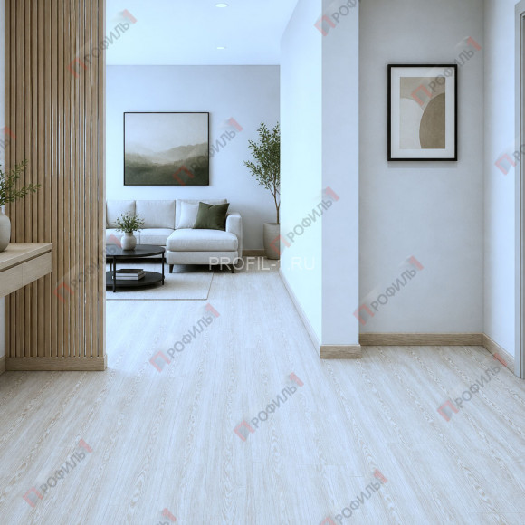Плинтус напольный Comfort Classic 80 ПВХ Акация 424 под дерево