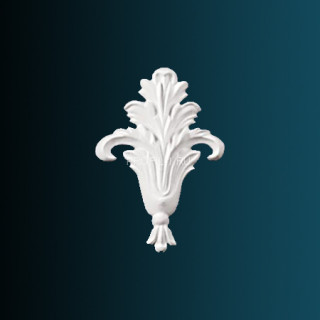 Декоративный орнамент Перфект G2123 белый 115х79х13 мм