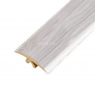 Порог гибкий ПВХ 40 мм Cezar Flex Line 163 Дуб аспен 6 м