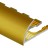 Профиль для плитки С-образный алюминий гибкий 10 мм PV20-04 золото матовое 2,7 м