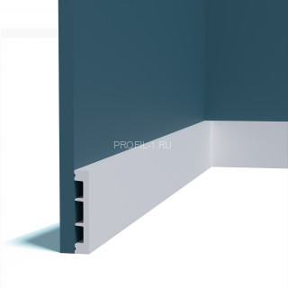 Напольный плинтус Перфект Плюс P210 белый ударопрочный 18х100 мм 2 м Напольный плинтус Перфект Плюс P210 белый ударопрочный 18х100 мм 2 м