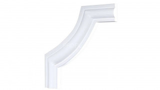 Декоративный уголок для молдингов Decor-Dizayn C1-157 A полиуретан белый, под покраску 145х145х13 мм Декоративный уголок для молдингов Decor-Dizayn C1-157 A полиуретан белый, под покраску 145х145х13 мм