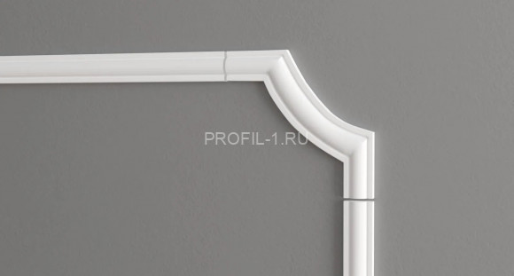 Декоративный уголок для молдингов Decor-Dizayn C1-157 A полиуретан белый, под покраску 145х145х13 мм
