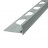 Алюминиевый L-профиль 10 мм ПО-201 белый муар 2.7 м