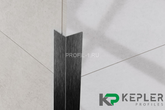 Декоративный уголок 30х30 мм из нержавеющей стали SS 304 FSAP002-30-BS S.S.304 черный сатинированный 3 м Декоративный уголок 30х30 мм из нержавеющей стали SS 304 FSAP002-30-BS S.S.304 черный сатинированный 3 м