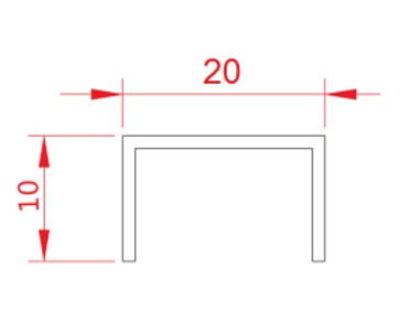 П-профиль из нержавеющей стали 10х20 Kepler Profiles FSUP20-GP золото полированное 2,7 м П-профиль из нержавеющей стали 10х20 Kepler Profiles FSUP20-GP золото полированное 2,7 м