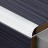Алюминий профиль для плитки С-образный 12 мм ПО-12 белый муар  2,7 м