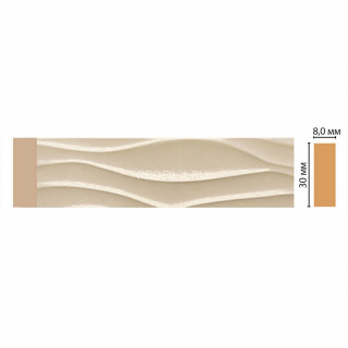 Молдинг DECOMASTER D044-61ДМ (30x8x2400) цвет Бежевый глянец Молдинг DECOMASTER D044-61ДМ (30x8x2400) цвет Бежевый глянец