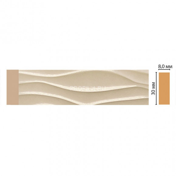 Молдинг DECOMASTER D044-61ДМ (30x8x2400) цвет Бежевый глянец Молдинг DECOMASTER D044-61ДМ (30x8x2400) цвет Бежевый глянец
