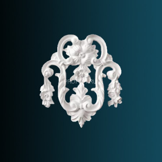 Декоративный орнамент Перфект G2135 белый 167х148х18 мм