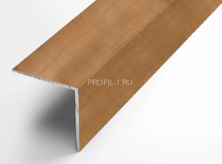 Алюминиевый уголок 40х40 мм равнополочный Л Ольха 2,7 м (упаковка 10 штук)