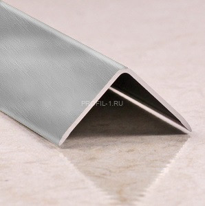 Алюминиевый уголок 25х25 мм ПН-25х25 графит глянец 2,7 м