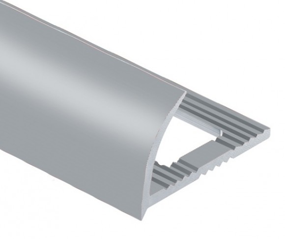 Алюминиевый профиль для плитки С-образный 8 мм PV16-36 серый Ral 7040 2,7 м