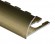 Профиль для плитки С-образный алюминий гибкий 10 мм PV20-08 шампань матовая 2,7 м