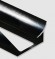 Уголок для плитки внутренний алюминий 12 мм PV29-19 черный блестящий 2,7 м