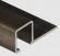 Профиль для плитки П-образный алюминий 10х10 мм PV31-06 бронза матовая 2,7 м