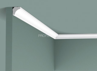 Потолочный плинтус Orac Decor Purotouch C250 белый полиуретан 16х16 мм 2м