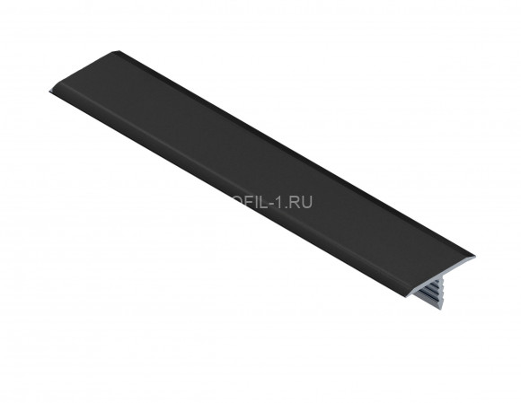 Т-профиль алюминиевый 15 мм NEEXY PV35-18 MBL черный матовый 2.7 м