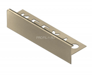 F-профиль алюминиевый 10 мм NEEXY PV53-08 MCP шампань матовая 2.7 м