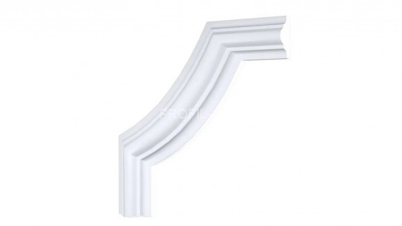 Декоративный уголок для молдингов Decor-Dizayn C1-DD002 полиуретан белый, под покраску 157х157х19 мм