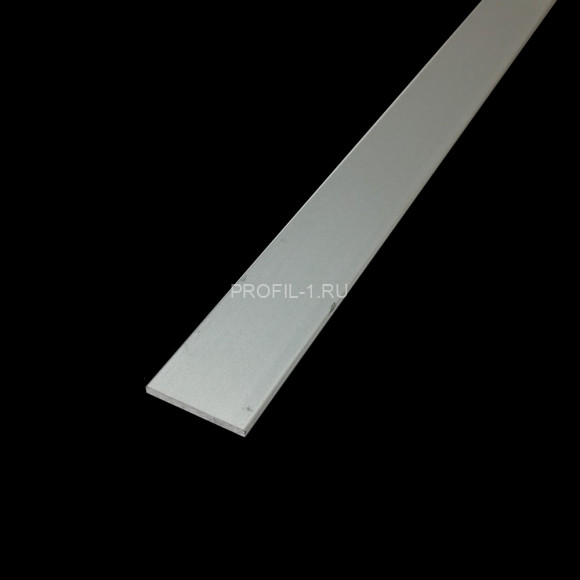 Алюминиевая полоса 30 мм ПА-30 серебро матовое 2.7 м