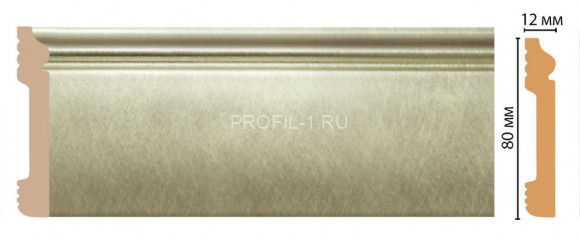 Плинтус напольный DECOMASTER D005-373ДМ (79x13x2400) с кабель-каналом Шампань