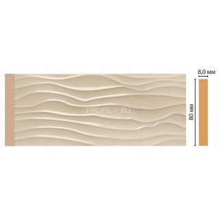 Молдинг DECOMASTER D042-61 ДМ(80x8x2400) цвет Бежевый глянец Молдинг DECOMASTER D042-61 ДМ(80x8x2400) цвет Бежевый глянец