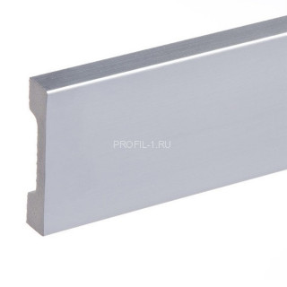 Напольный плинтус 68 мм Cezar Elegance LPC-23 серебро 2,44 м Напольный плинтус 68 мм Cezar Elegance LPC-23 серебро 2,44 м