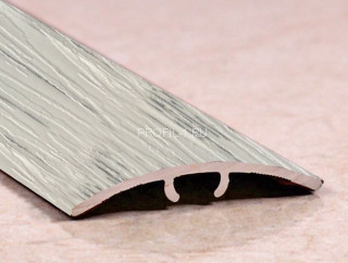 Алюминиевый порог ламинированный одноуровневый 30 мм ПО-31 201 Северная берёза 2,7 м