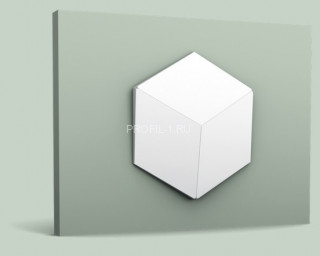 Декоративная стеновая панель 3D Orac Decor W105 белая полиуретан 346х300 мм