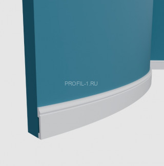 Гибкий напольный плинтус Перфект Плюс P29 FLEX белый ударопрочный 13х79 мм 2 м Гибкий напольный плинтус Перфект Плюс P29 FLEX белый ударопрочный 13х79 мм 2 м