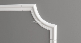 Декоративный уголок для молдингов Decor-Dizayn C1-DD301 полиуретан белый, под покраску 215х215х16 мм