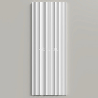 Стеновая декоративная панель 3D Decor-Dizayn DD923(3m) из полистирола белая, под покраску 150х11.2х3000 мм