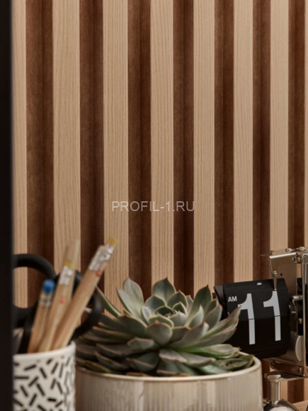 Реечная настенная панель VOX LINERIO L-LINE дерево 2650х122х21 мм Реечная настенная панель VOX LINERIO L-LINE дерево 2650х122х21 мм