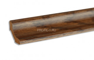 Галтель ПВХ Lemal вогнутая 20х20 мм Цвет 8640 Под дерево 2,7 м