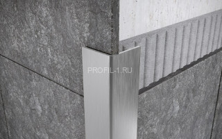 Уголок из нержавеющей стали равнополочный 60х60 мм FL 60 S сатинированная сталь 300 см