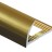 Профиль С-образный алюминий для плитки 12 мм PV09-05 eco золото блестящее 2,7 м