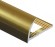 Профиль С-образный алюминий для плитки 12 мм PV09-05 eco золото блестящее 2,7 м