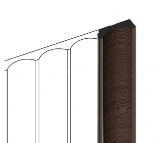 Финишный молдинг HiWood LF139B BR354 под дерево 12х34 мм 2,7 м Финишный молдинг HiWood LF139B BR354 под дерево 12х34 мм 2,7 м